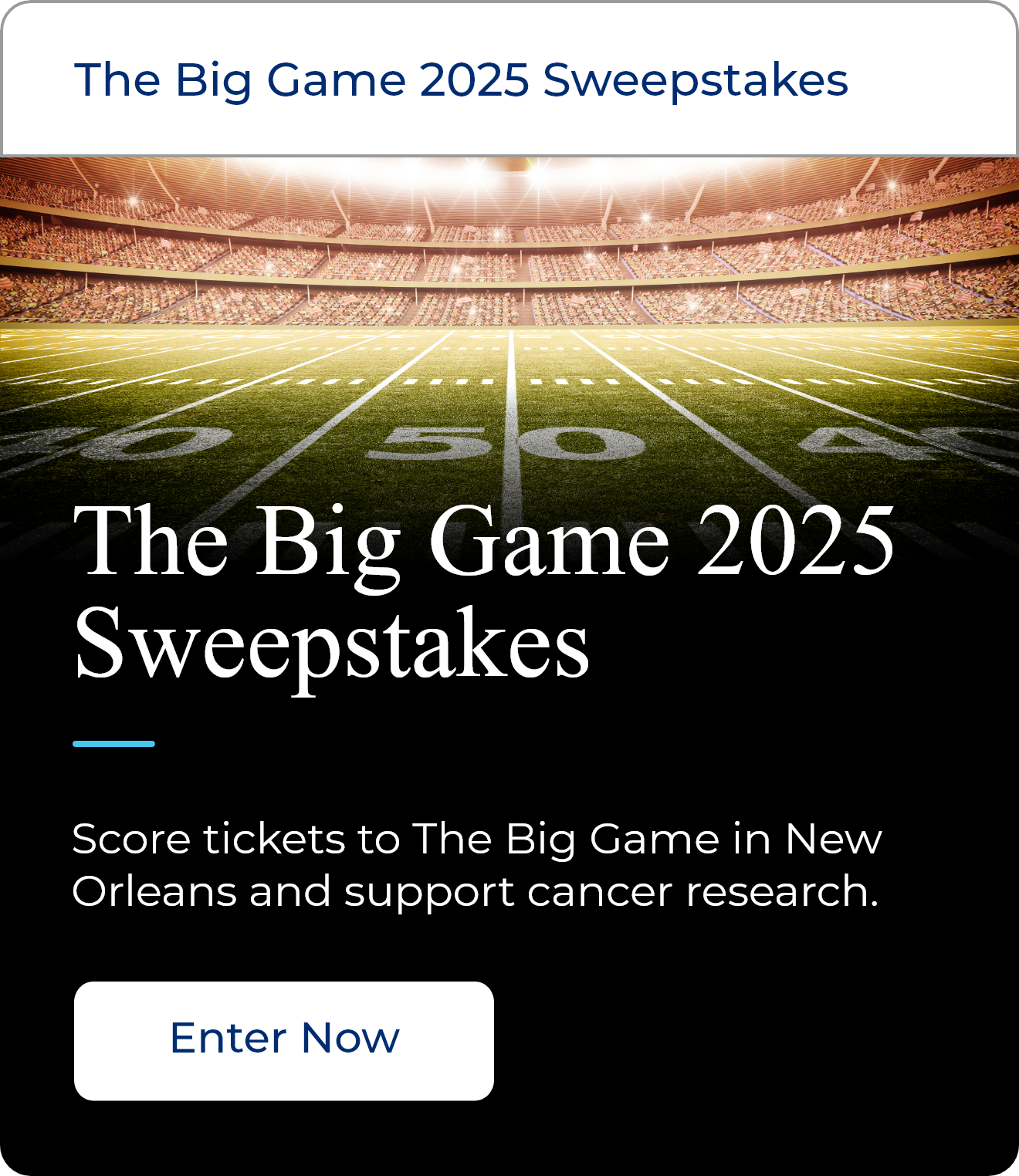 The Big GameSweepstakes